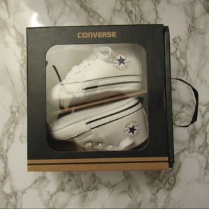 BRAND NEW WHITE BABY CONVERSE